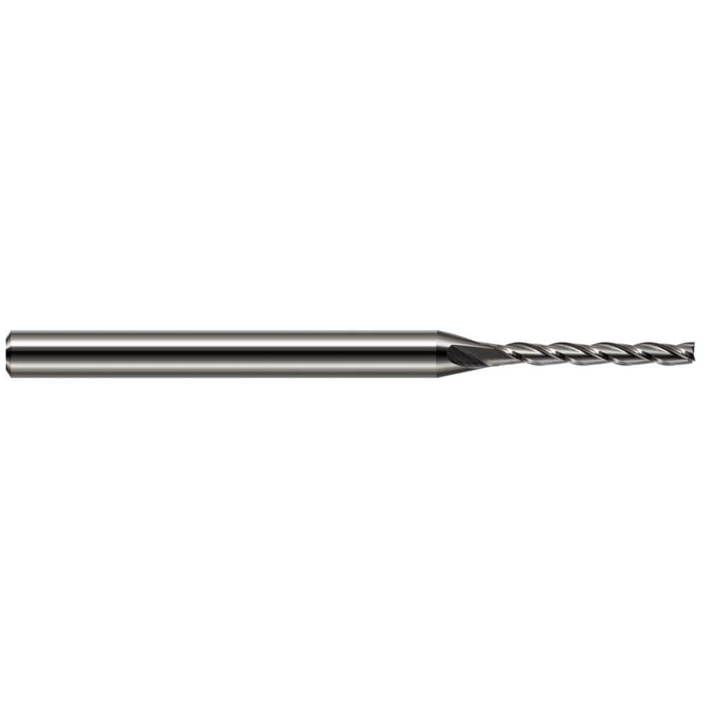 Harvey Tool - Square End Mills Mill Diameter (Decimal Inch): 0.0250 Length of Cut (Inch): 13/64 - Exact Industrial Supply