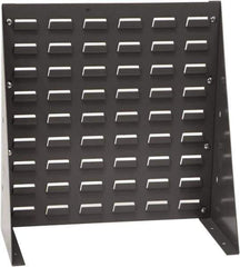 Quantum Storage - 140 Lb Capacity, 8" Deep x 18" Wide x 19" High, Static Dissipative Bench Rack - 1 Side - Exact Industrial Supply