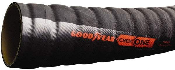 Continental ContiTech - 2" ID x 2.4" OD, 100' OAL, Chemical Handling Hose - 200 Max Working psi, -40 to 250°F, 5" Bend Radius, Black - Exact Industrial Supply