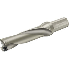 Walter - 232mm Max Drill Depth, 4xD, 58mm Diam, Indexable Insert Drill - 2 Inserts, 40mm Shank Diam, Flange Shank - Exact Industrial Supply