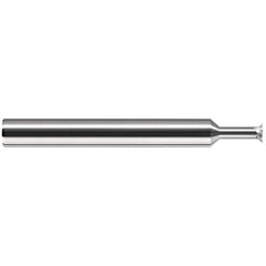 Back Chamfers; Cutter Head Diameter (Decimal Inch): 0.2500; Cutter Head Diameter (Inch): 1/4; Included Angle: 90; Number of Flutes: 5; Chamfer Width (Decimal Inch): 0.044; Back Chamfer Material: Solid Carbide; Overall Length (Inch): 2-1/2; Neck Diameter (