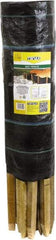 Tenax - 100' Long" x 24" High Silt Fence - Black Woven Polypropylene, For Erosion Control - Exact Industrial Supply