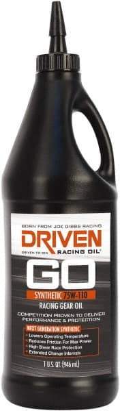 Joe Gibbs Driven Racing Oil - Bottle, Synthetic Gear Oil - ISO 100 - Exact Industrial Supply