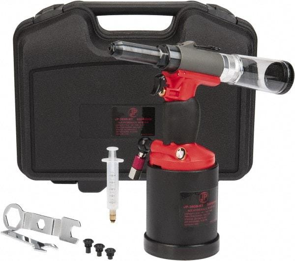 PRO-SOURCE - 3/16, 7/32, 1/4 & 5/16" Capacity, Air Riveter - 4 CFM, 22.5mm Long Stroke, 1/4 NPT Inlet - Exact Industrial Supply