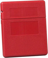 Justrite - 1 Piece Red Document Holders-Certificate/Document - 12-1/2" High x 10-1/4" Wide - Exact Industrial Supply