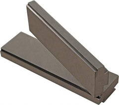 CarveSmart - 1/2" Wide x 1.725" High x 1/2" Thick, Step Vise Jaw - Hard, Steel, Fixed Jaw, Compatible with 6" Vises - Exact Industrial Supply