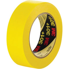 3M Performance Yellow Masking Tape 301+ 18 mm × 55 m 6.3 mil - Exact Industrial Supply