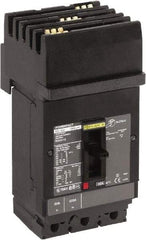 Square D - 30 Amp, 600 VAC, 3 Pole, Plug In Molded Case Circuit Breaker - Thermal Magnetic Trip, Multiple Breaking Capacity Ratings, 14-3/0 AWG - Exact Industrial Supply