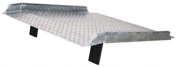 Vestil - 800 Lb Aluminum Dock Board - 36" Long x 30" Wide x 5" High - Exact Industrial Supply