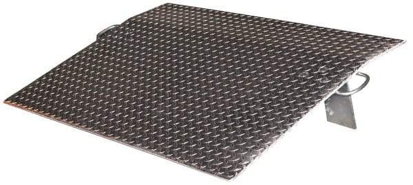 Vestil - 5,200 Lb Aluminum Dock Plate - 24" Long x 30" Wide x 3" High - Exact Industrial Supply