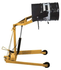Vestil - 800 Lb Load Capacity, 55 Gal Drum Carrier/Rotator/Boom - For 55 Gal Drums - Exact Industrial Supply