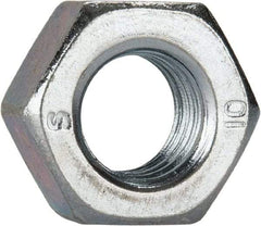 Value Collection - M8x1.25 Metric Coarse Steel Right Hand Hex Nut - 13mm Across Flats, 6.5mm High, Zinc-Plated Finish - Exact Industrial Supply