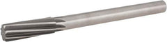 Hertel - 1-1/16" High Speed Steel 8 Flute Chucking Reamer - Spiral Flute, 7/8" Straight Shank, 2-3/4" Flute Length, 10-1/2" OAL - Exact Industrial Supply