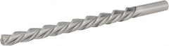 Hertel - #9 Pin, 0.6066" Diam, 0.4805" Small End, 9/16" Diam Straight Shank, 6-1/16" Flute, Taper Pin Reamer - Exact Industrial Supply