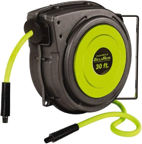 Legacy - 30' Spring Retractable Hose Reel - 150 psi, Hose Included - Exact Industrial Supply