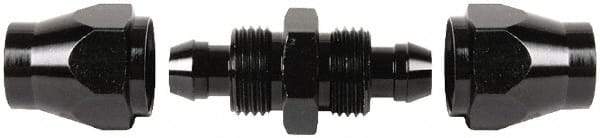 Legacy - Black Anodized Aluminum Air Hose Splicer - Exact Industrial Supply