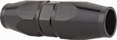 Legacy - Black Anodized Aluminum Air Hose Splicer - Exact Industrial Supply