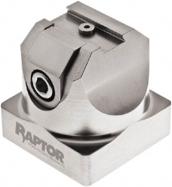 Raptor Workholding - 3/4" Jaw Width, 2-1/8" High x 2.07" Long x 2.07" Wide Dovetail Vise - For Use with 4 & 5 Axis Workholding Systems - Exact Industrial Supply