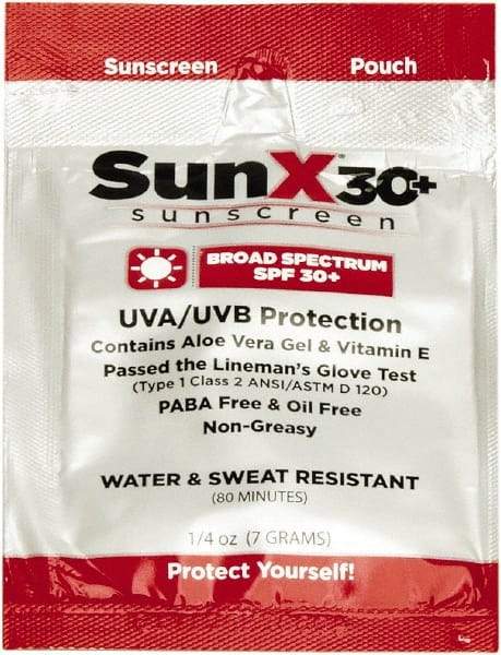 North - 0.25 oz Packet Sunscreen - SPF 30, 300 Packets - Exact Industrial Supply