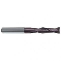 14mm Dia. x 150mm Overall Length 2-Flute Square End Solid Carbide SE End Mill-Round Shank-Center Cut-Firex - Exact Industrial Supply