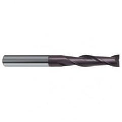 14mm Dia. x 150mm Overall Length 2-Flute Square End Solid Carbide SE End Mill-Round Shank-Center Cut-Firex - Exact Industrial Supply
