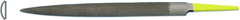 6" INOX Half-Round File, Cut 0 - Exact Industrial Supply