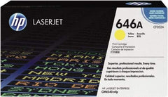 Hewlett-Packard - Yellow Toner Cartridge - Use with HP Color LaserJet Enterprise CM4540 MFP - Exact Industrial Supply