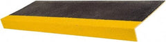 Rust-Oleum - Black & Yellow Solid Color Anti-Slip Vinyl Tape - 10" Wide x 3' Long x 1" Thick, General Traffic - Exact Industrial Supply