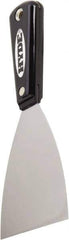 Hyde Tools - Flexible High Carbon Steel 1-Edge Scraper - 3-1/2" Blade Width, Nylon Handle - Exact Industrial Supply