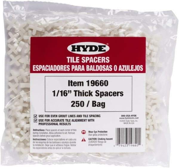 Hyde Tools - Tile Spacer - For Ceramic Tile - Exact Industrial Supply