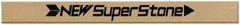 Value Collection - Flat Ceramic Finishing Stick - 40mm Long x 1mm Wide x 4mm Thick, 180 Grit - Exact Industrial Supply