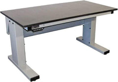 Proline - No Drawers, Work Bench - 1,000 Lb Capacity, Epoxy Resin Top, Light Gray, 30" Wide x 30-1/2" High x 72" Long - Exact Industrial Supply