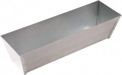 Hyde Tools - 12" Mud Hawk/Pan for Drywall/Plaster Repair - Galvanized Steel - Exact Industrial Supply
