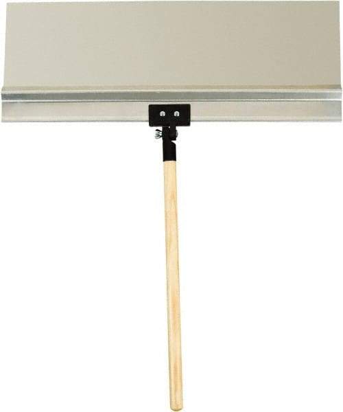 Hyde Tools - 24" Wide Flexible Blade Aluminum Painters Assistant - Stiff, Wood Handle - Exact Industrial Supply