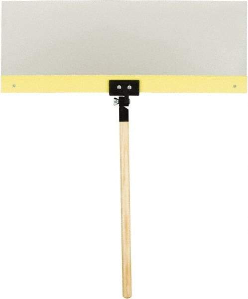 Hyde Tools - 24" Wide Flexible Blade Aluminum Painters Assistant - Flexible, Wood Handle - Exact Industrial Supply