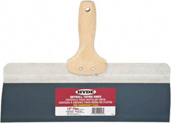 Hyde Tools - 14" Wide Flexible Blade Steel Joint Knife - Flexible, Hardwood Handle - Exact Industrial Supply