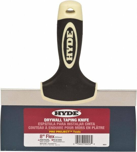 Hyde Tools - 8" Wide Flexible Blade Steel Joint Knife - Flexible - Exact Industrial Supply