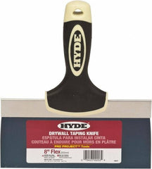 Hyde Tools - 8" Wide Flexible Blade Steel Joint Knife - Flexible - Exact Industrial Supply