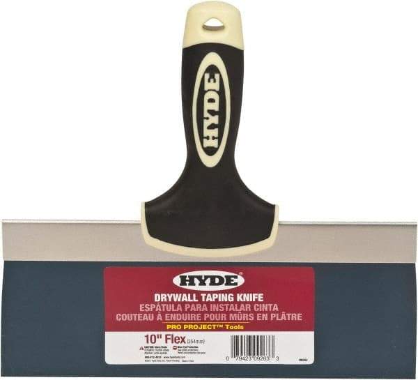 Hyde Tools - 10" Wide Flexible Blade Steel Joint Knife - Flexible - Exact Industrial Supply