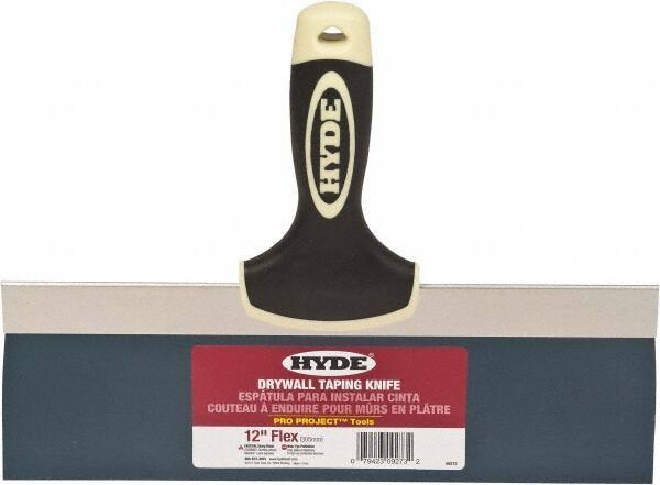 Hyde Tools - 12" Wide Flexible Blade Steel Joint Knife - Flexible - Exact Industrial Supply