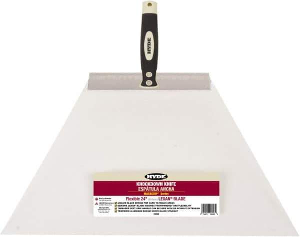 Hyde Tools - 24" Wide Flexible Blade Aluminum Joint Knife - Flexible - Exact Industrial Supply