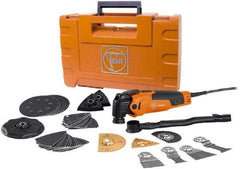 Fein - 120 Volt Electric Multi-Tool Kit - 10,000 to 19,500 RPM, 3 Amps - Exact Industrial Supply