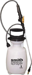 Smith Performance Sprayers - 1 Gal Chemical Safe Garden Hand Sprayer - Use with Cleaners/Degreasers, Polyethylene Tank, Funnel Mouth, Reinforced Hose - Exact Industrial Supply
