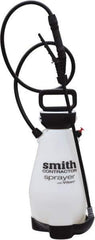 Smith Performance Sprayers - 2 Gal Chemical Safe Garden Hand Sprayer - Use with Cleaners/Degreasers, Polyethylene Tank, Funnel Mouth, Reinforced Hose - Exact Industrial Supply