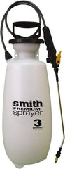 Smith Performance Sprayers - 3 Gal Chemical Safe Garden Hand Sprayer - Use with Cleaners/Degreasers, Polyethylene Tank, Funnel Mouth, Reinforced Hose - Exact Industrial Supply