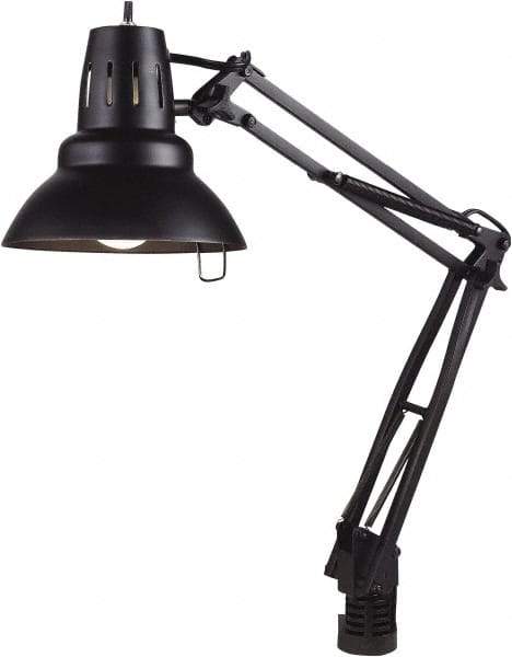 Electrix - 30 Inch, Articulated, Clamp Mounted, LED, Black, General Purpose Task Light - 11 Watt, 100 to 120 Volt, Nonmagnifying - Exact Industrial Supply