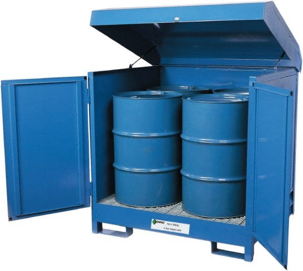 Enpac - Drum Storage Units & Lockers Type: Locker Number of Drums: 4 - Exact Industrial Supply