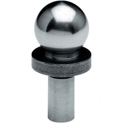 TE-CO - 11/16" Ball Diam, 3/8" Shank Diam, Alloy Steel Inspection Tooling Ball - Exact Industrial Supply