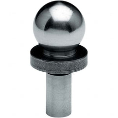 TE-CO - 3/4" Ball Diam, 3/8" Shank Diam, Alloy Steel Inspection Tooling Ball - Exact Industrial Supply