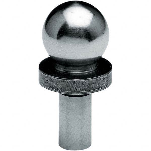TE-CO - 1/4" Ball Diam, 0.1427" Shank Diam, Alloy Steel Inspection Tooling Ball - Exact Industrial Supply